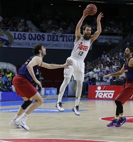 Sergio Rodríguez en el Real Madrid - Barcelona