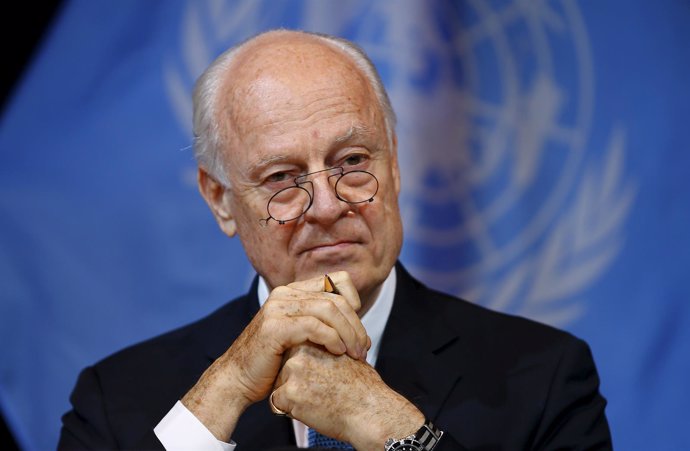 El enviado especial de la ONU para Siria, Staffan de Mistura