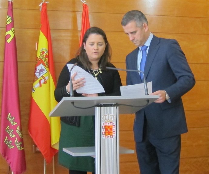 Lola Sánchez y Enrique Lorca