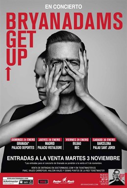 BRYAN ADAMS LLEGA A ESPAÑA