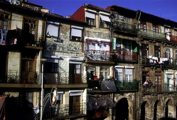 Casas típicas de Oporto