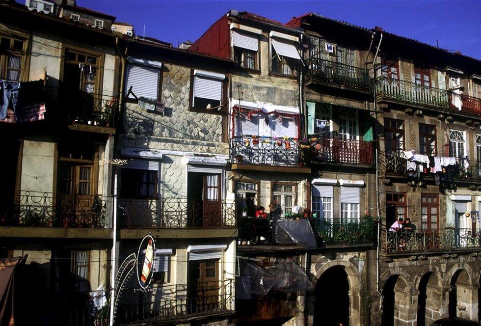 Casas típicas de Oporto