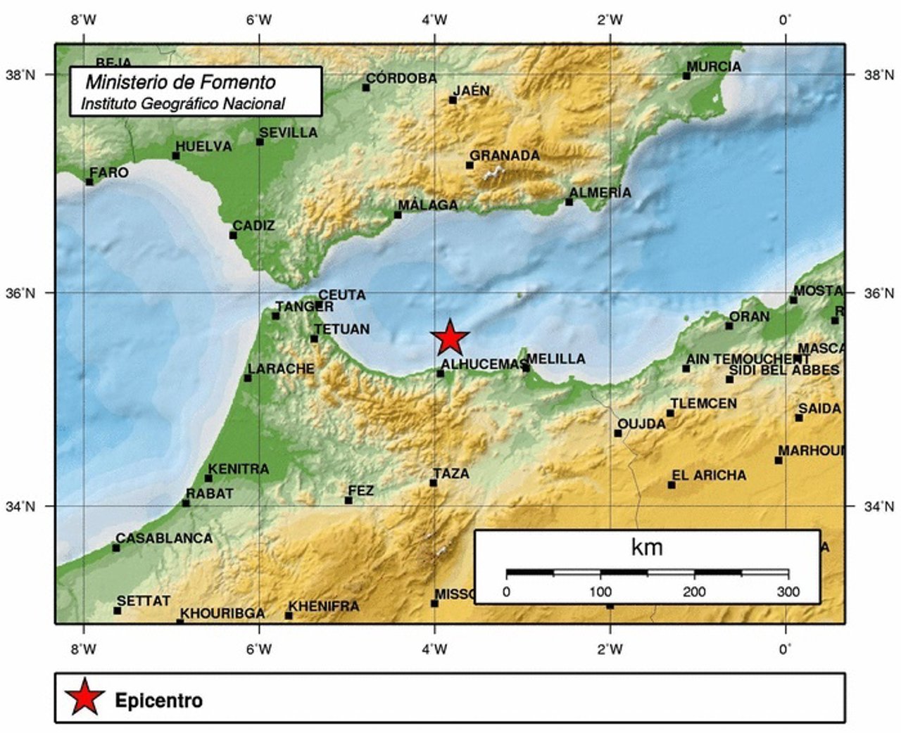 Terremoto en el Sur de España