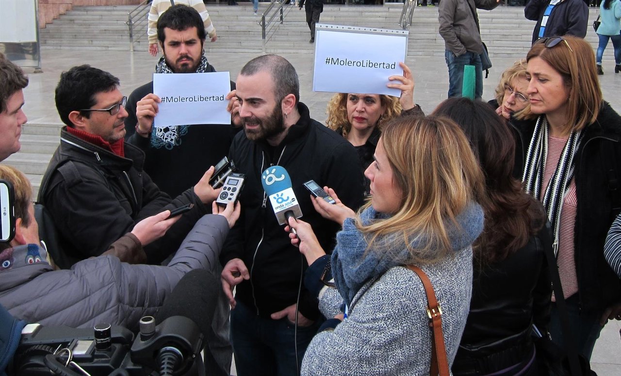 Francisco Molero, condenado por la manifestación 'Rodea el congreso'