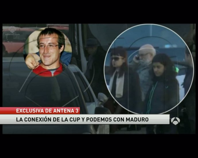 CUP, Podemos y suegro del etarra David Pla viajaron en avión de Maduro a Caracas