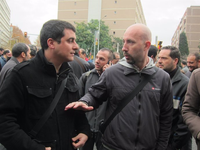 Josep Garganté en la Ciudad de la Justicia antes del juicio
