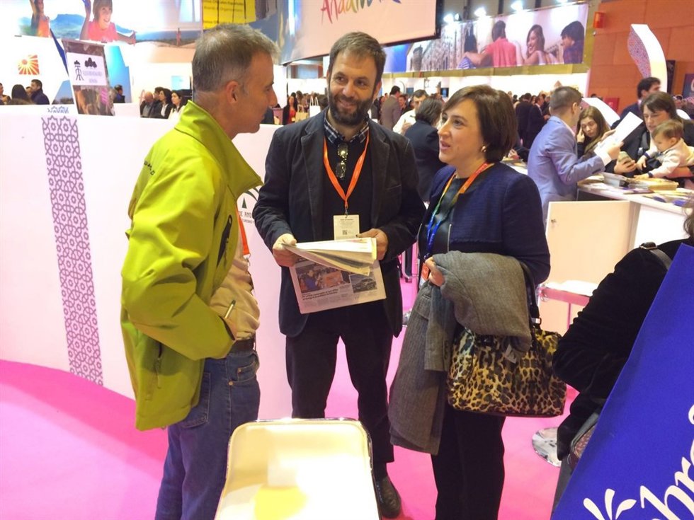Sandra García en Fitur