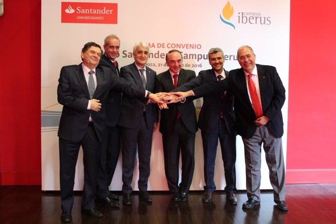 Campus Iberus y Santander Universidades crearán equipos líderes en I+D+i.
