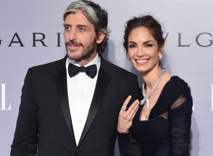 Eugenia Silva y Alfonso de Borbon en el cumpleanos de Eugenia Silva por Elle en 