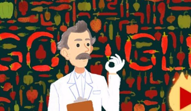 El doodle de Wilbur Scoville