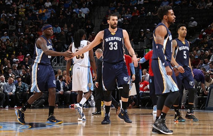 Marc Gasol en el Memphis Grizzlies - Denver Nuggets