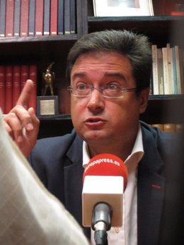 El portavoz del PSOE en el Senado, Óscar López
