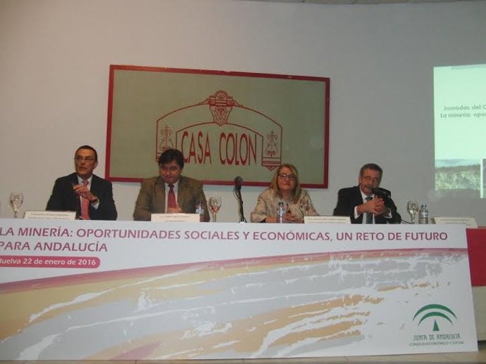 Jornada de minería en Huelva.