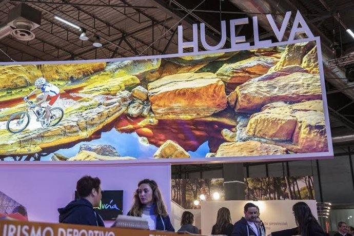 Estand de Huelva en Fitur 2016.