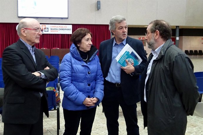 Victoria Prego, en el campus segoviano