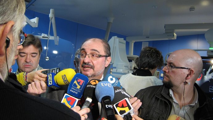 Javier Lambán, presidente de Aragón