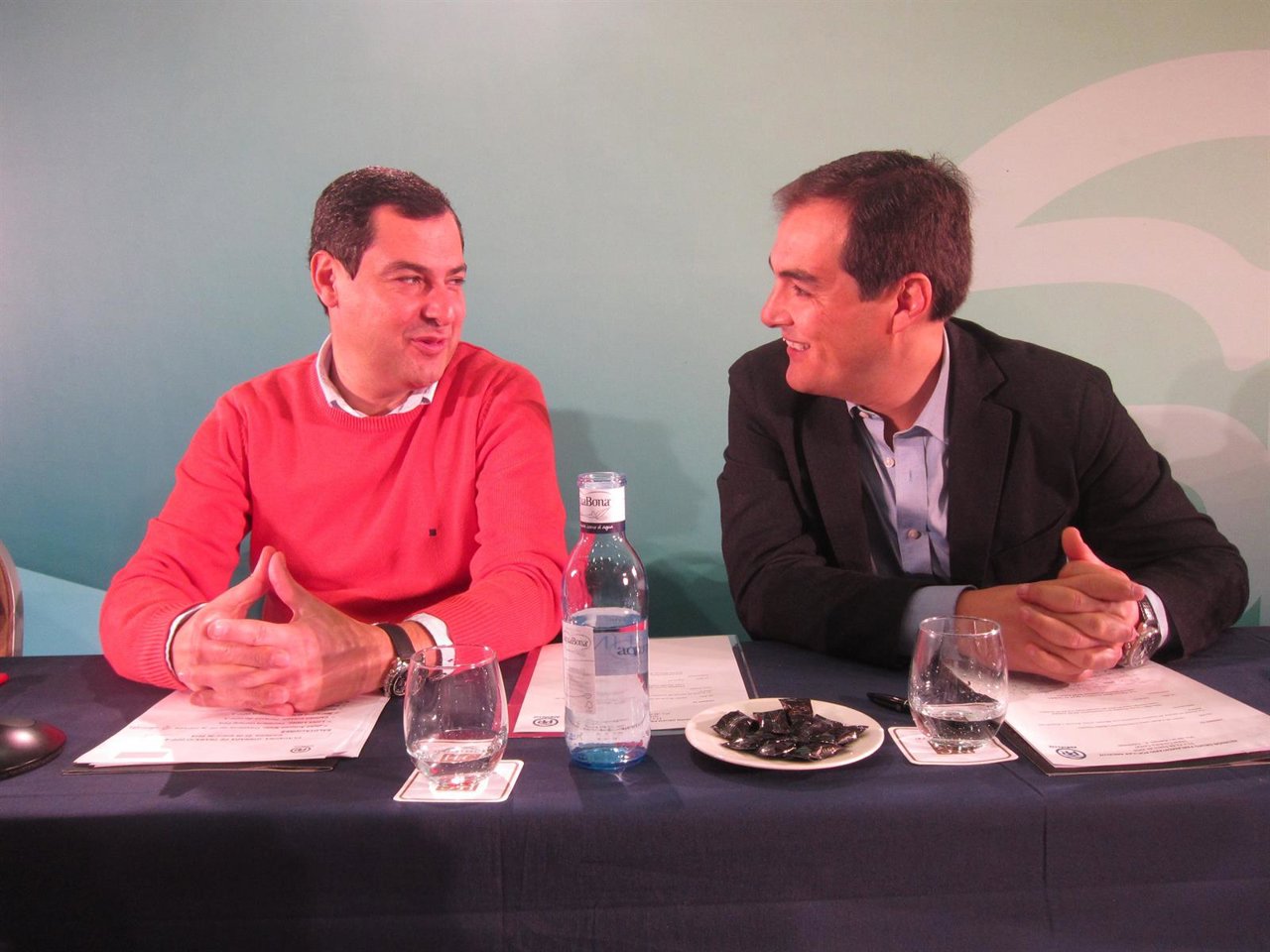 Juanma Moreno y José Antonio Nieto
