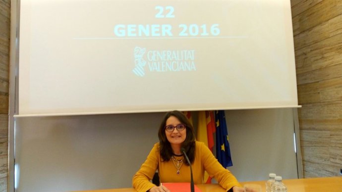 Mònica Oltra este viernes en Alicante