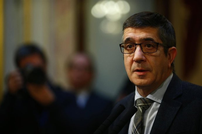 Rueda de prensa de Patxi López