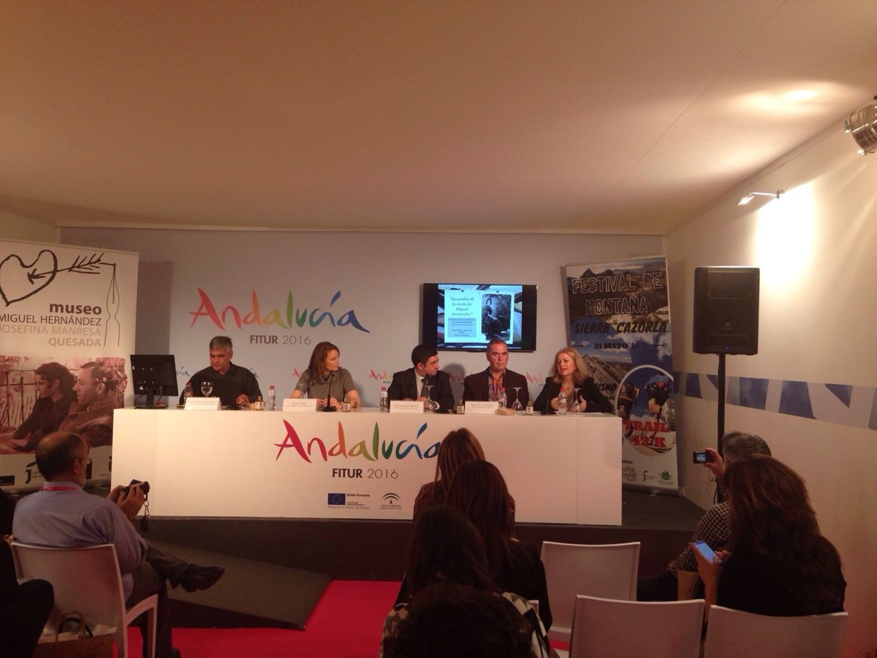 Presentación de los actos del centenario de Manresa y Rodríguez Aguilera.