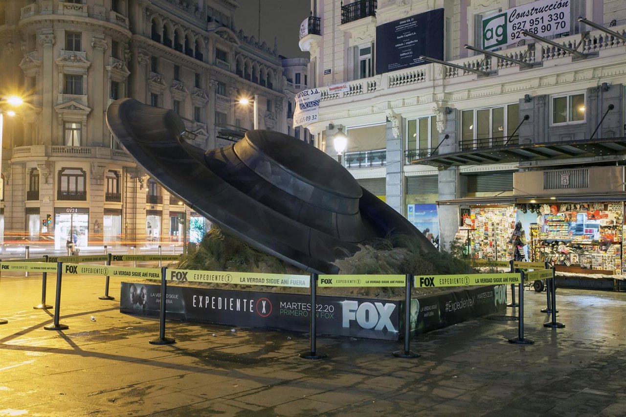 OVNI de Expediente X en Madrid