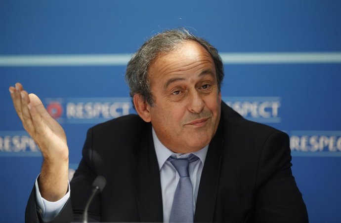 El presidente de la UEFA, Michel Platini