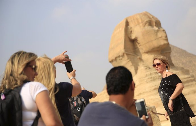 Turistas en Egipto