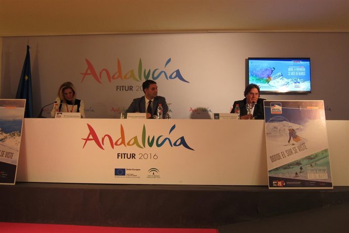 Fernández presenta la oferta de Sierra Nevada en Fitur