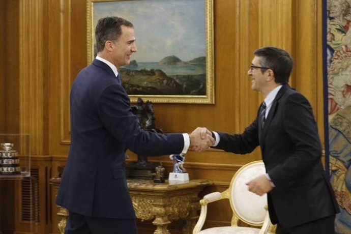 El Rey recibió al Presidente del Congreso de los Diputados, Patxi López 