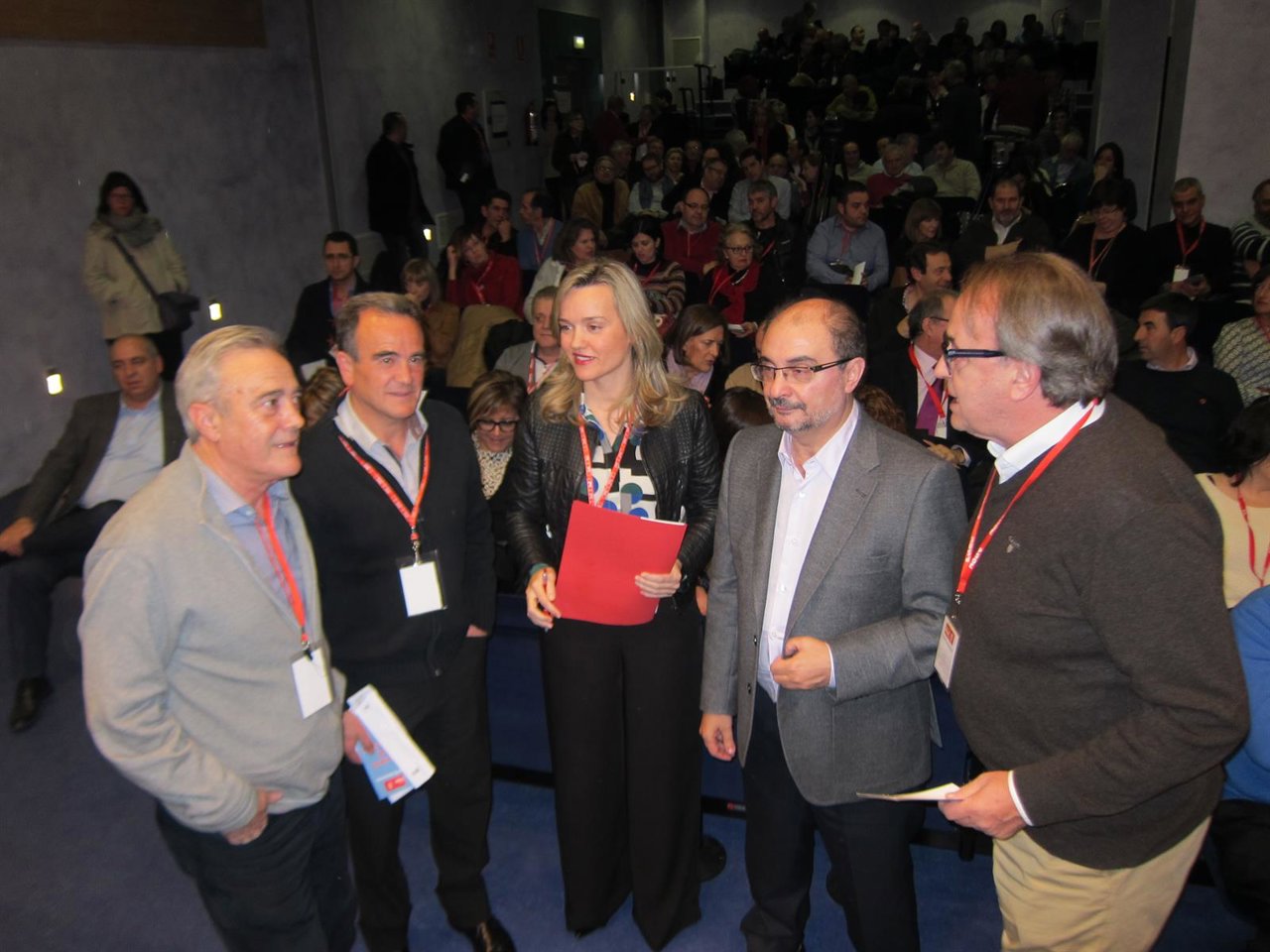 El secretario general del PSOE-Aragón, Javier Lambán, en Comité regional