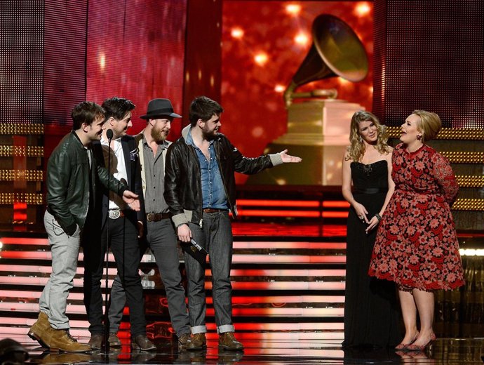 Onstage at the 55th Annual GRAMMY Awards at Staples Center on February 10, 2013 
