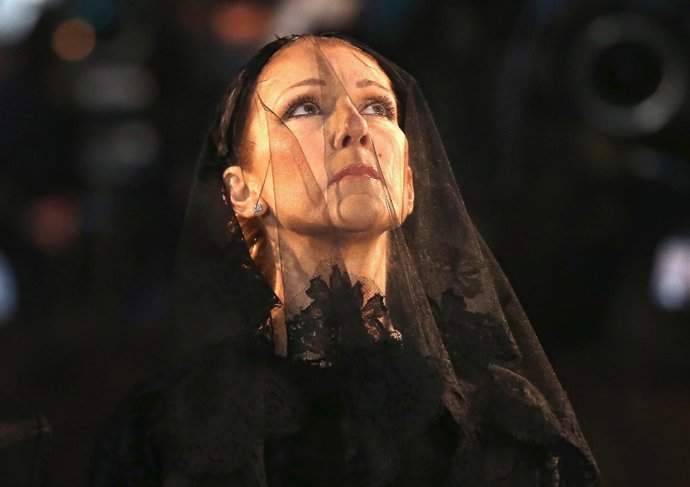 Attends the State Funeral Service for Celine Dion's Husband Rene Angelil at Notr