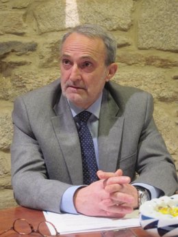 El presidente de la patronal gallega, Antonio Dieter Moure