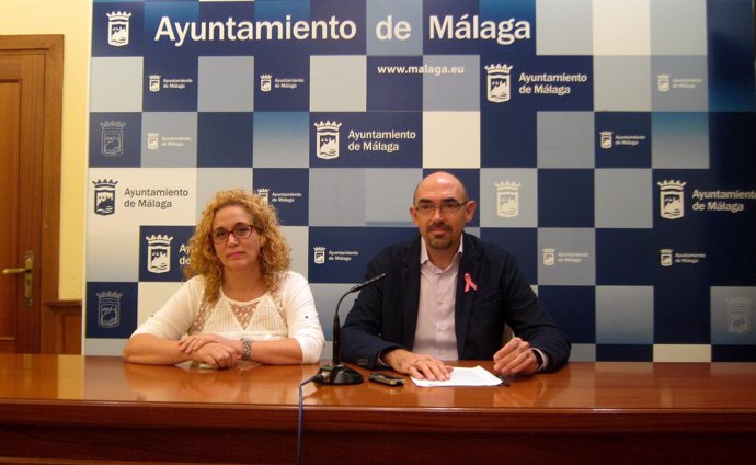 Remedios Ramos y Eduardo Zorrilla, concejales IU-Málaga Para la Gente