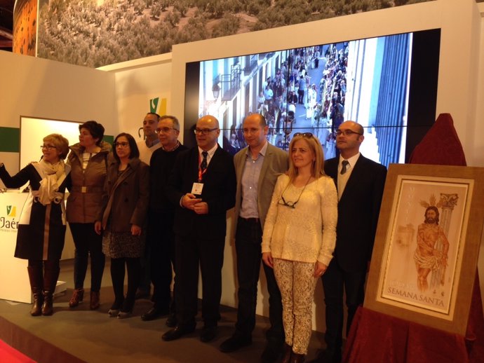 Presentación del cartel de la Semana Santa de Jódar (Jaén) en Fitur