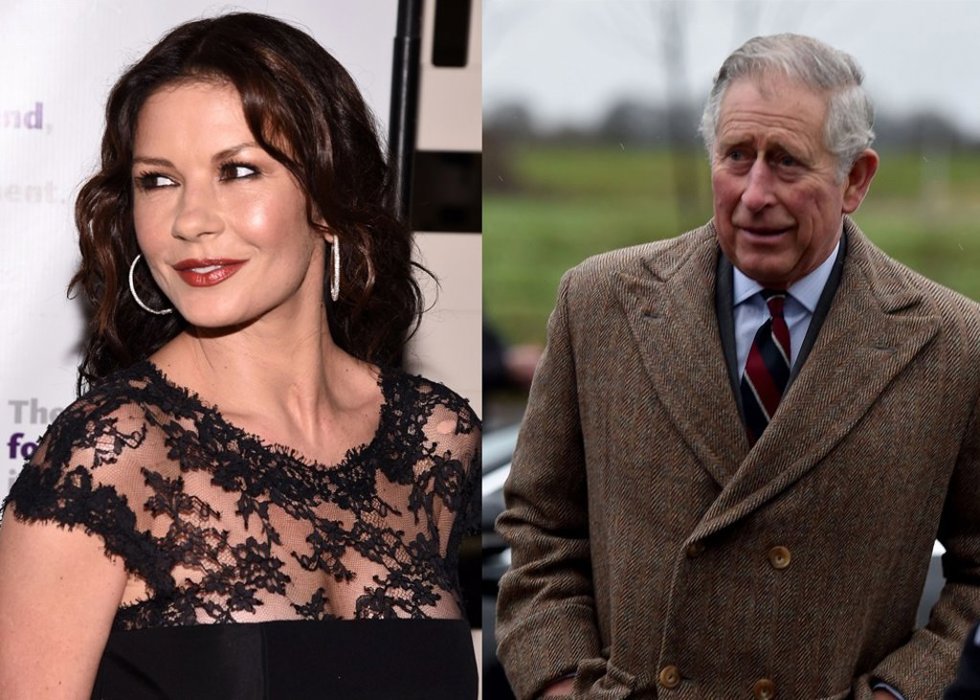 Catherine Zeta-Jones y el príncipe Carlos/Getty