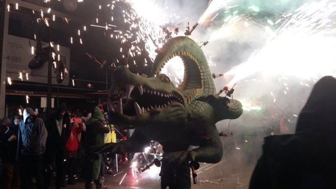 Correfoc 2016 por Sant Sebastià en Palma