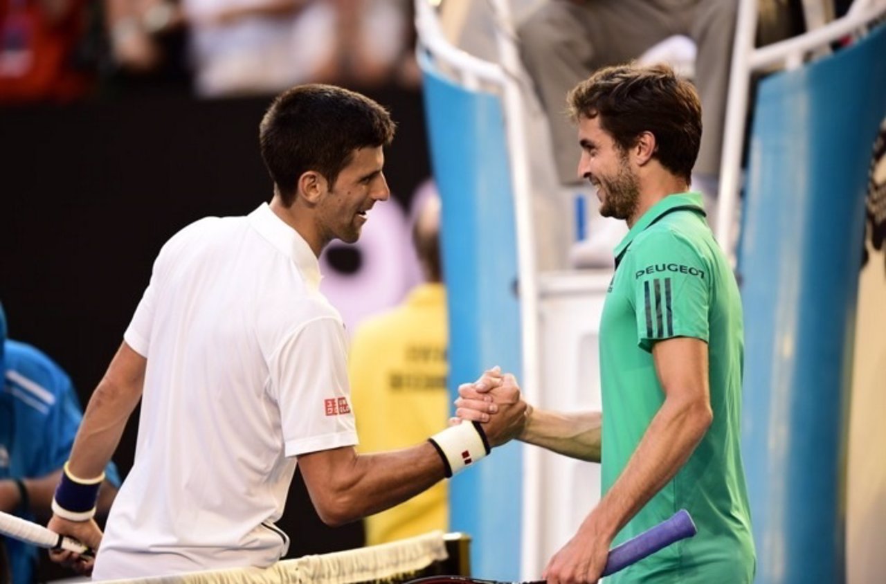 Novak Djokovic Gilles Simon Abierto Australia