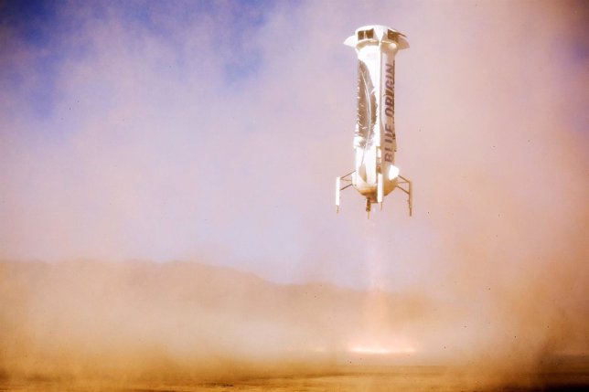El cohete New Shepard de Blue Origin