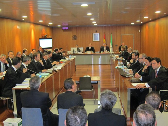 Muñoz y Roca en el juicio 'Goldfinger'