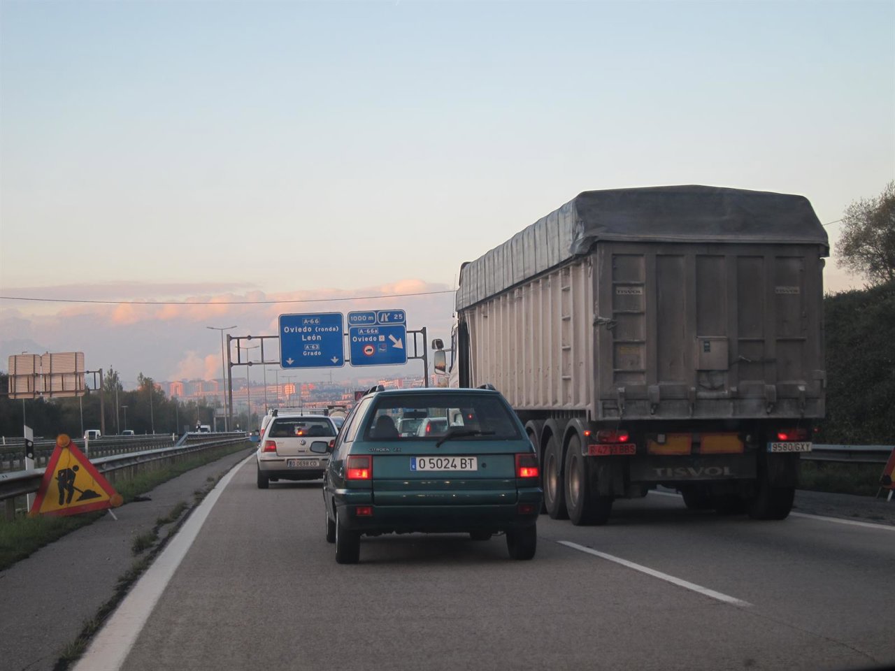 Autopista A66 (Y), Tráfico, retenciones, carreteras.