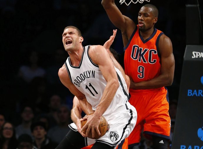 Serge Ibaka en el Oklahoma City Thunder - Brooklyn Nets