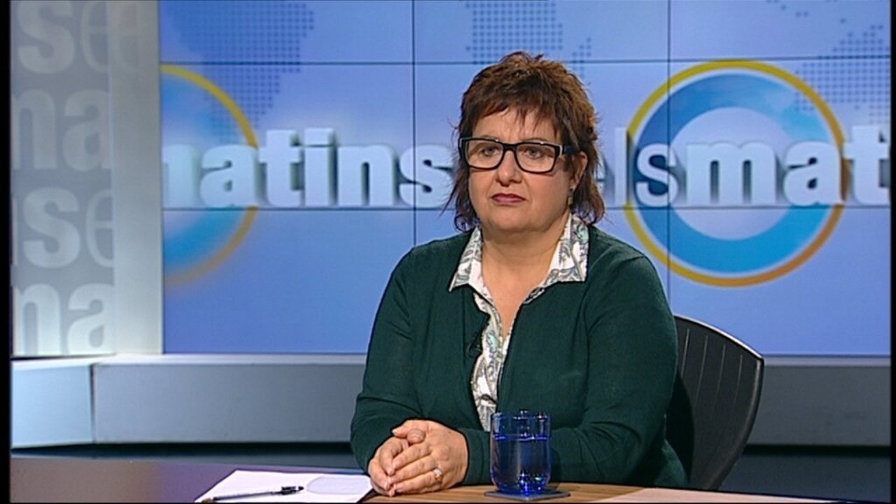 La consellera de Trabajo, Asuntos Sociales y Familias, Dolors Bassa