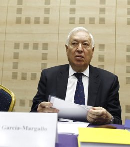 José Manuel García Margallo en la presentación de un libro