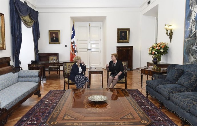 Carmena y Michelle Bachelet