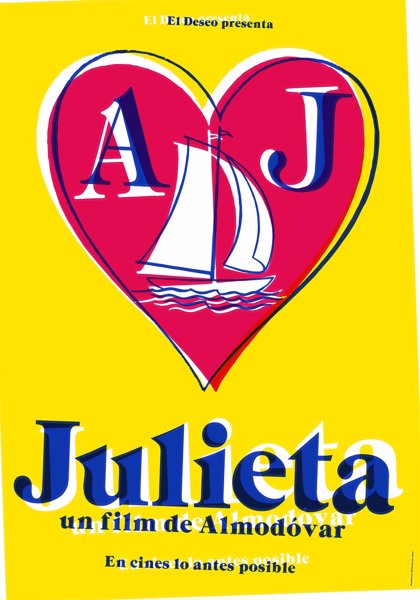 Cartel oficial de Julieta, lo nuevo de Pedro Almodóvar