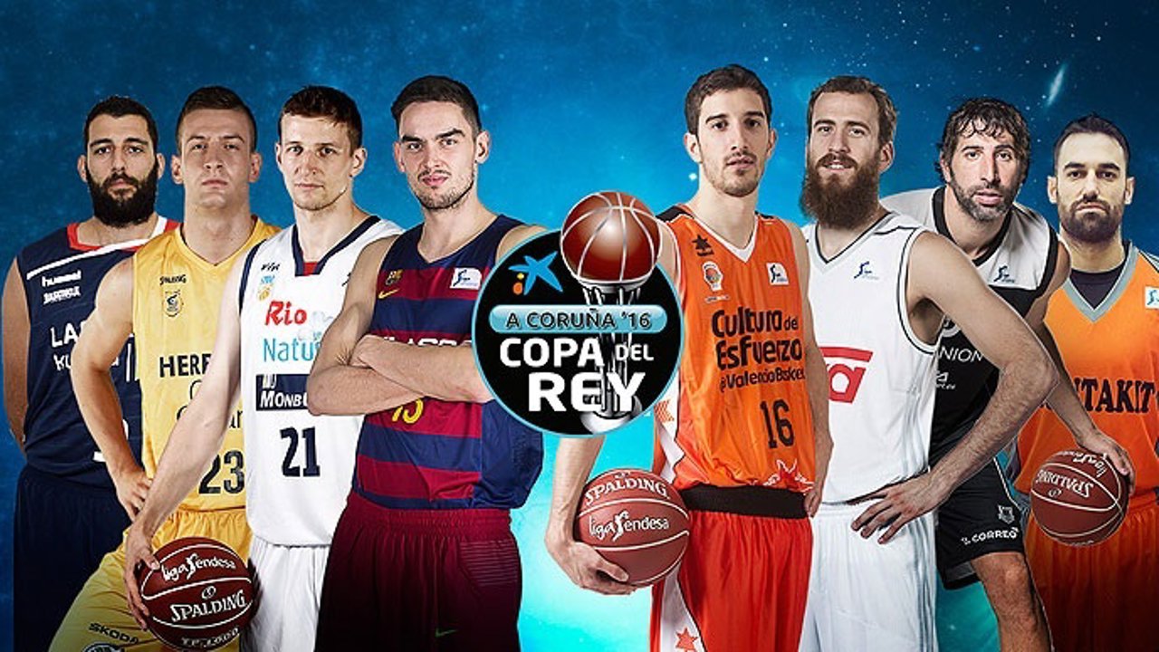 Cartel Copa Rey Baloncesto A Coruña