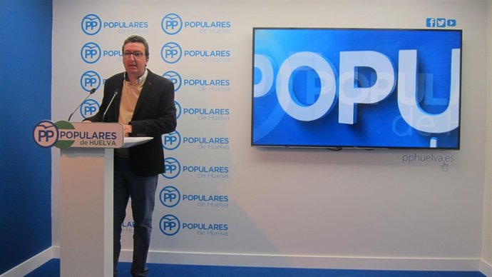 El presidente del PP de Huelva, Manuel Andrés González.