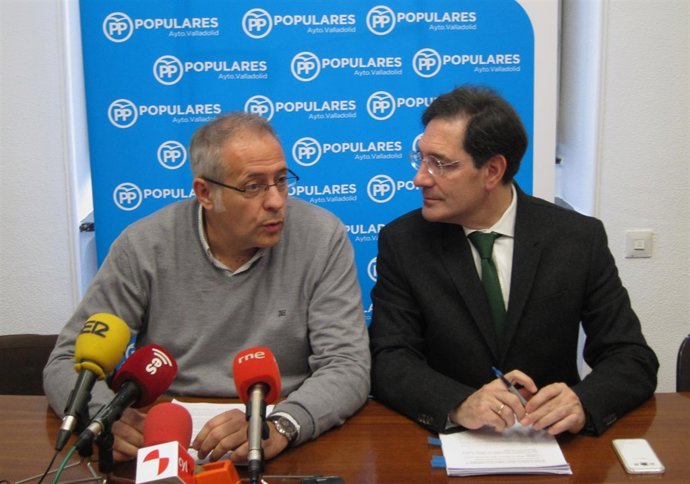 Antonio Martínez Bermejo y Jesús Enríquez, del Grupo Municipal Popular