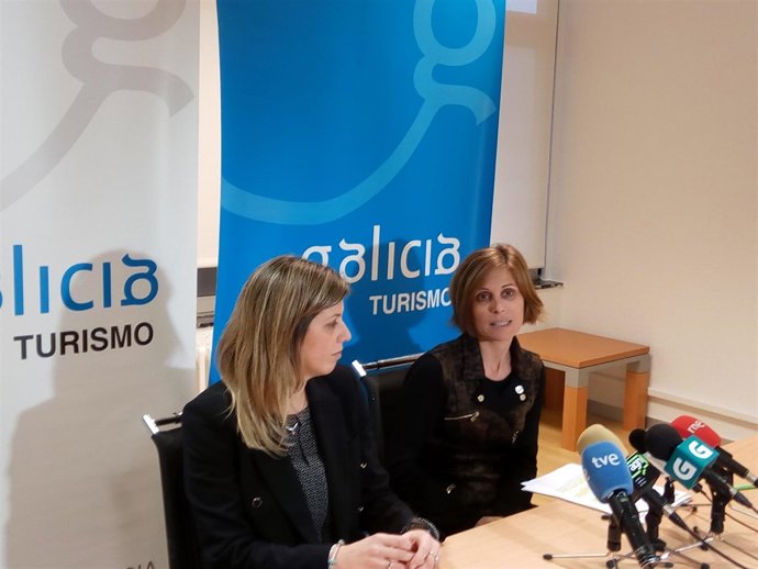 Directora del Centro de Hostelería de A Barcia, Marta Fernández , y Nava Castro